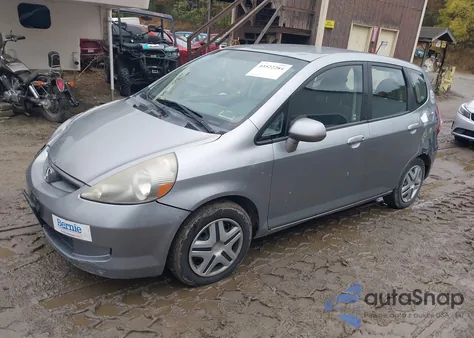 2007 Honda Fit из США, поврежденный, VIN JHMGD37417S062386